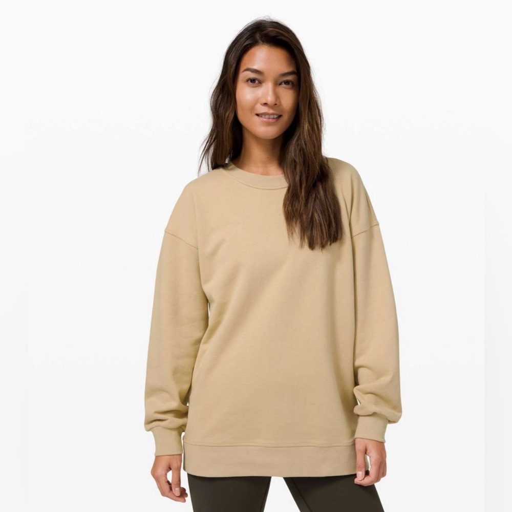 lululemon perfectly oversized crew trench
